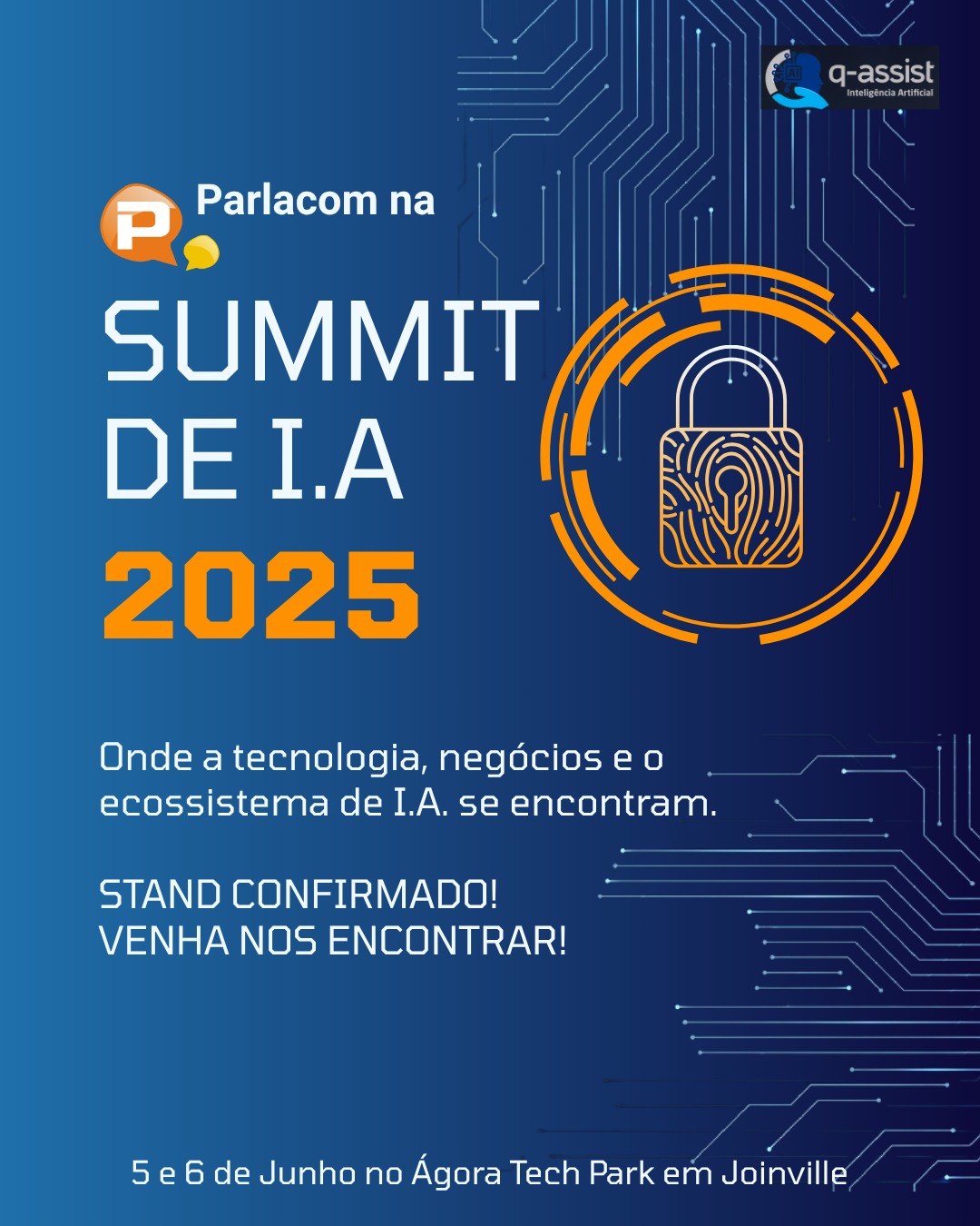 🚨 É OFICIAL: A Parlacom estará presente no maior evento de Inteligência Artificial de 2025! 🚀