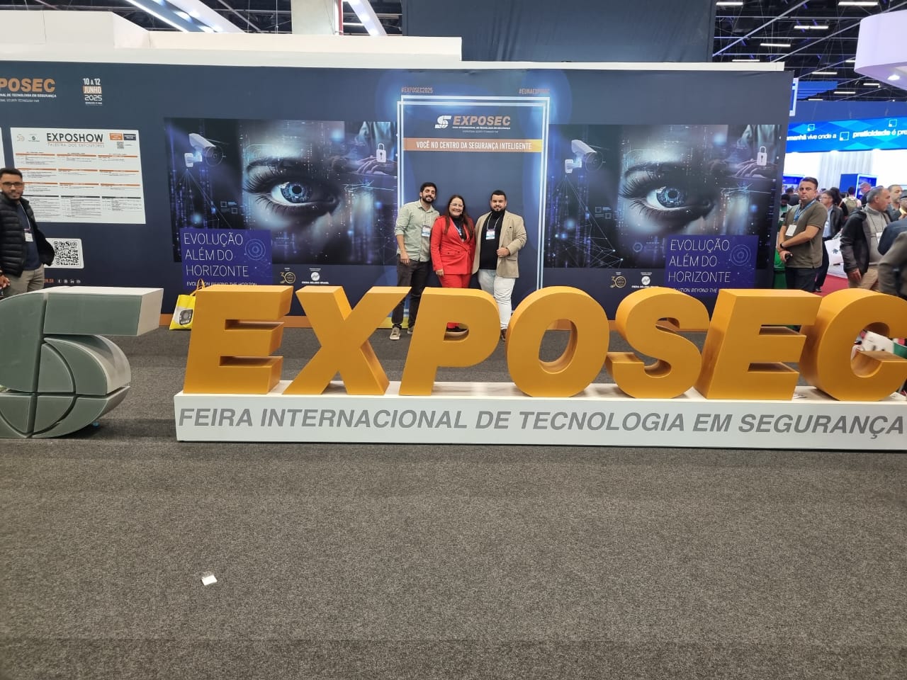 Ontem foi o segundo dia da Exposec e nossa equipe esteve por lá!